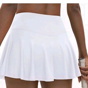 Women's White Skort